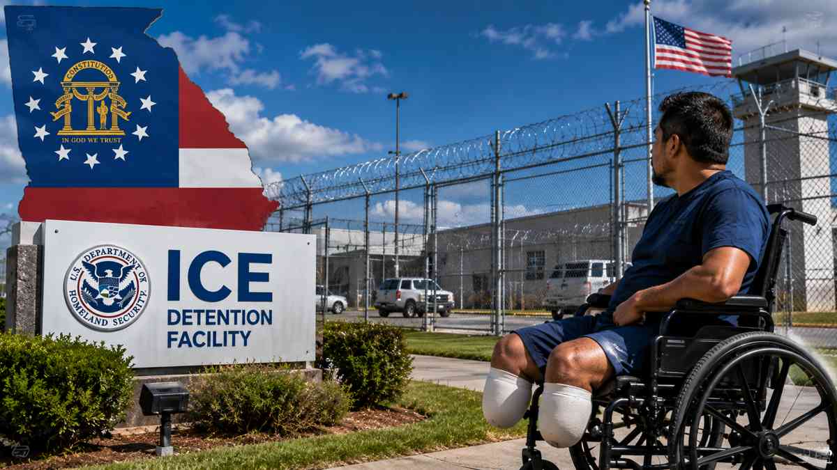 ‘Nobody Should Live Like This’: Double Amputee Speaks Out on Georgia ICE Center