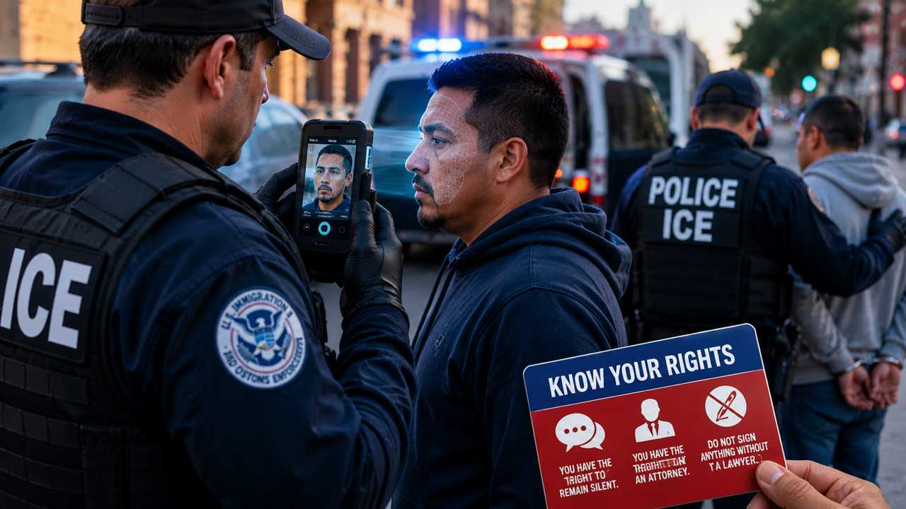 ICE Now Uses Facial Scans During Arrests: Know Your Rights if Approached
