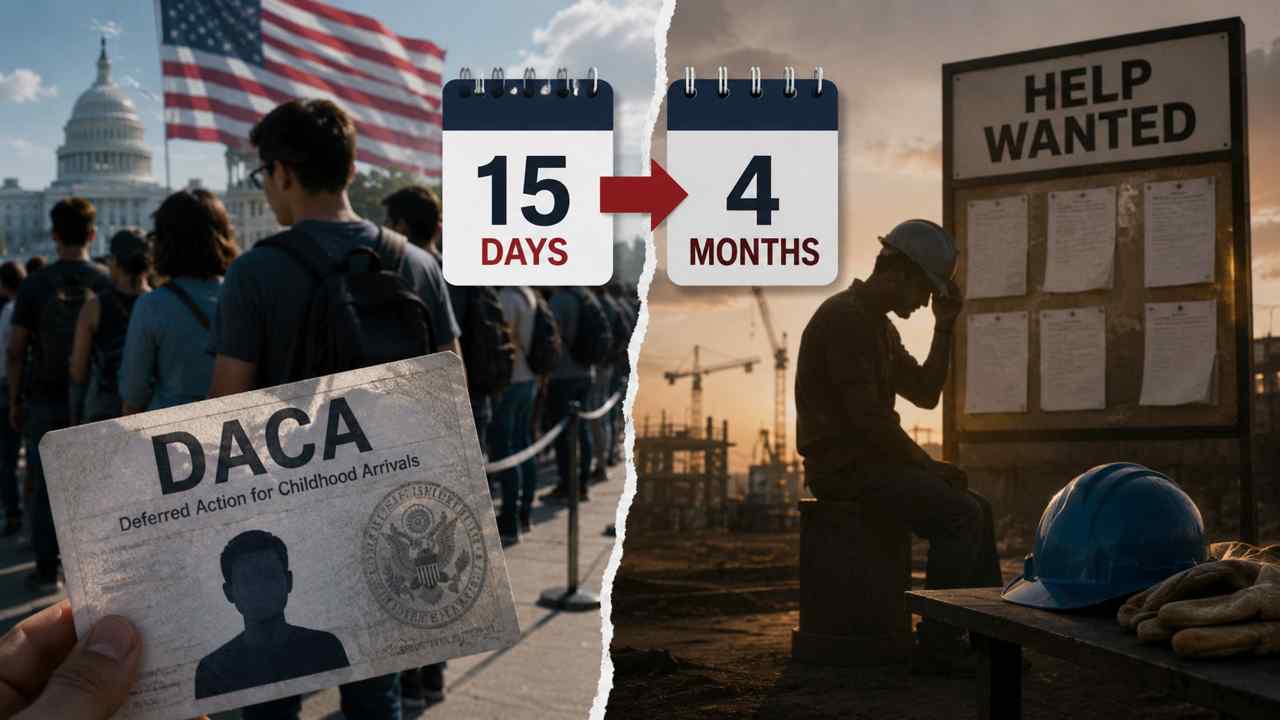 From 15 Days to 4 Months: DACA Delays Are Starting to Hit the U.S. Labor Market